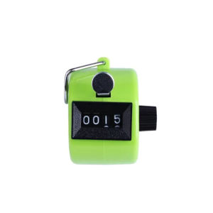 Hand Held Tally Counter Manual Counting 4 Digit Number Golf Clicker NEW Digit Digital Chrome Hand Tally Counter  4位数计数器