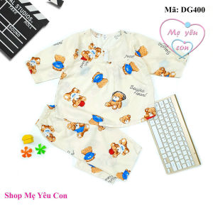 Bộ dài tay bé gái Size 10 (24-26kg) Tole/lanh 2 da loại 1.Có nút cài phía trước cổ áo. Được chọn mẫu