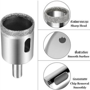 เครื่องเจาะแก้วชุบชนิดเซ็ทสำหรับงานประดับและขนาดเล็ก