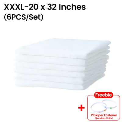 【Freebie】12PCS/6PCS Baby Cloth Diaper Birdseye Lampin Washable Cotton Diaper For Baby L XL XXXL Size Cloth Diapers Washable Set Sale Baby Needs for New Born