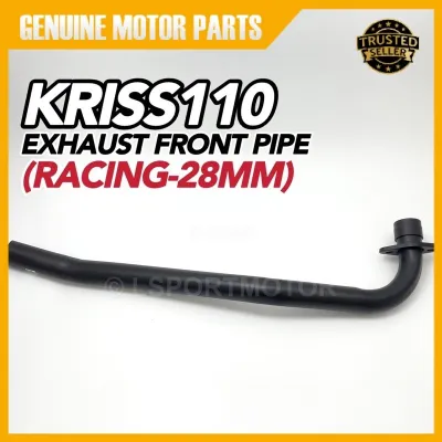 MODENAS KRISS110 EXHAUST FRONT PIPE (RACING-28MM) EKZOS MUFFLER PIPE DEPAN NECK KRISS 110 KRISS1 KRISS 1 MODIFIED MODIFY