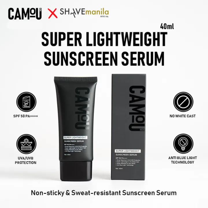Camou Super Lightweight Sunscreen Serum SPF 50 PA++ Anti Blue Light