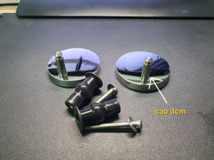 Ốc Chốt Tròn Inox 8mm Chấn Hùng Thay Vừa Hầu Hết Các Nắp Cầu Êm Phụ Kiện Chân Ốc Nắp Bồn Cầu Ốc Chốt Bản Lề Nắp Bồn Cầu