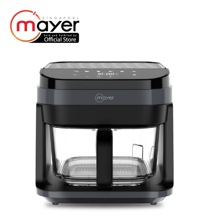 [Raya Special] Mayer 5.5L Digital Glass Air Fryer MMGAF539DWE