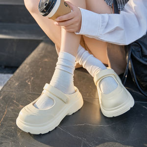 Platform Slippers 2026 New WomenS Summer Thick-Soled Non-Slip Dual-Wear Eva Sandals For Women