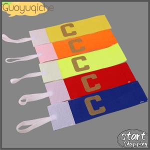 【Guoyuqiche】 Durable Armband Classic Delicate Kids Child Elastic Soccer Football Captain Armband Leader Competition Arm Band