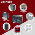 SUREPOWER Maintenance Free Sealed Lead Acid Battery (12V 9AH) UPS/ Automatic system/ PABX system/ fire alarm/ emergency lightning/ alarm system. 