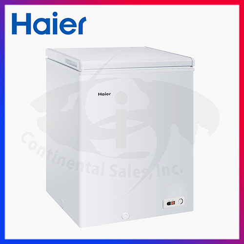 HAIER Chest Freezer 3.7 Cubic Feet Steel Top Door BD106HDV6