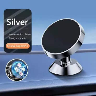 360 Rotating Magnetic Car Phone Holder Magnetic Car Multifunctional Adjustable Mini Holder Car Interior Accessories