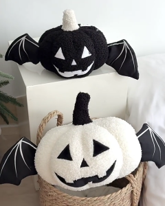 Bí Ngô Halloween đệm đồ trang trí mềm mại ghế sofa họa tiết phim hoạt hình Gối nhồi trang trí cho trẻ em đi văng giường ngủ