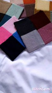 Bandana Rajut 4 Warna & Ciput Rajut Premium Daleman Kerudung