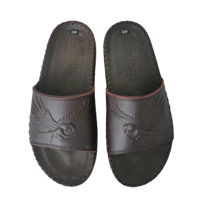 Dép Nam Quai Ngang HA NAM Da Bò Thật Cao Cấp DNA2176