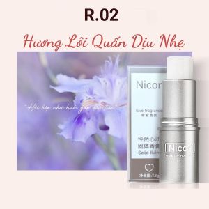 (Bản Giới Hạn) Nước Hoa Khô Nữ Nicor Hương Thơm Tự Nhiên Lâu Phai Nước Hoa Dạng Sáp Mùi Thơm Dịu Nhẹ Quyến Dũ Của Thảo Mộc