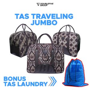 TAS TRAVEL BAG ANTI AIR TAS PAKAIAN MUDIK TAS TRAVELING JINJING PROMO GRATUS TAS LAUNDRY SERUT