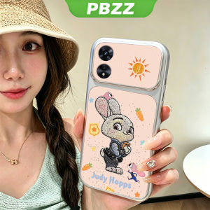 PBZZ Case for OPPO Reno 8t a18 a38 4g a78 a58 a98 a60 a17 a2x a17k 5G phone casing Softcase shockproof Cover new design aesthetic cute rabbit black for boys KNTZ3