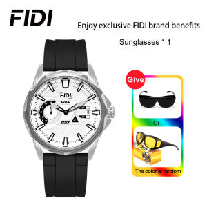 FIDI Fashion Mens Sports Watch Youth Leisure Night Light Waterproof Calendar Watch