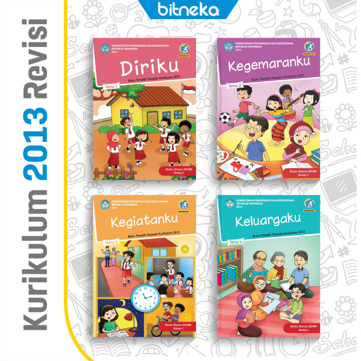 Buku Teks Tematik SD/MI Kelas 1 Kurikulum 2013 Revisi Terbaru - DIKBUD ...