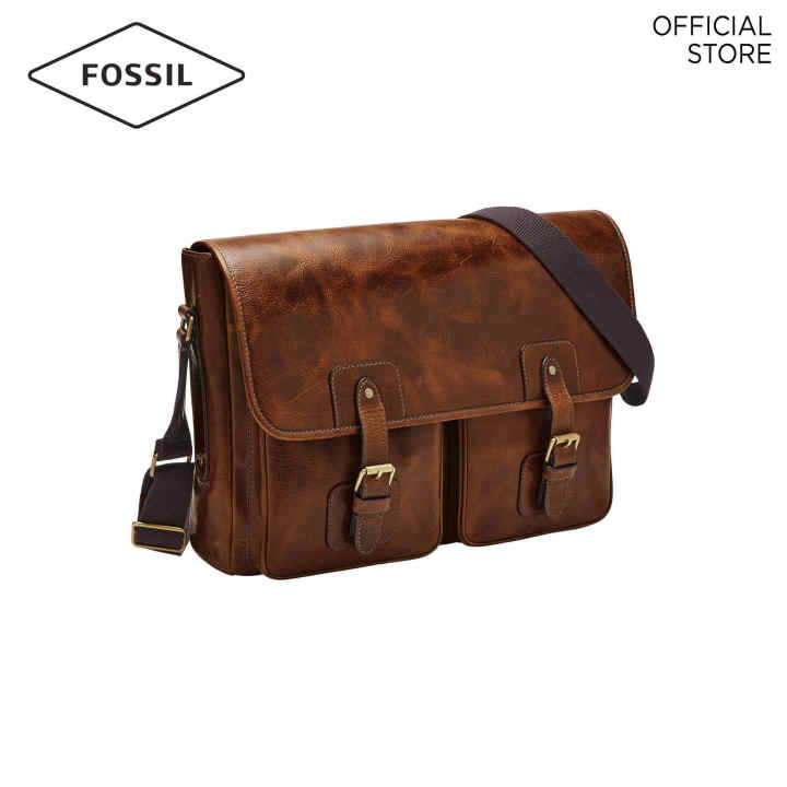 Fossil Greenville Cognac Messenger Bag MBG9560222 Lazada