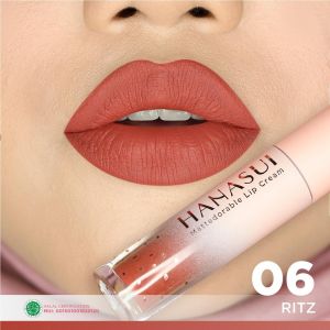 Hanasui Mattedorable Lip Cream | Matte Dorable LipCream Lipstick Cair Mate Hanasui | BOBA EDITION