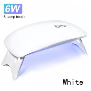6W LED nail lamp Mini nail polish glue drying baking lamp USB interface folding Sunmini mouse phototherapy lamp LED nail lamp