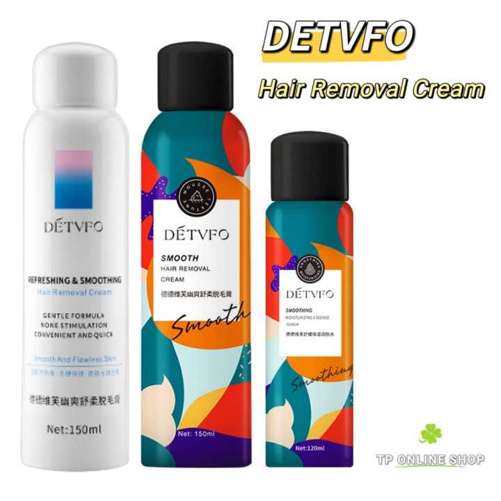 DETVFO Hair Removal Cream Spray Lazada