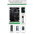 Dual Interface SSD Adapter for 2230/2242/2260/2280 M.2 NGFF SATA SSD. 