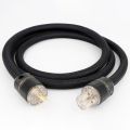 【Stock in SG】HiFi Power Cord Hi-End Braided Sleeve Amplifier Power Cable - 10AWG - OD 17MM - Shielding Audiophile High Fidelity AC Power Wire Audio Power Cable UK US EU Custom Plug. 