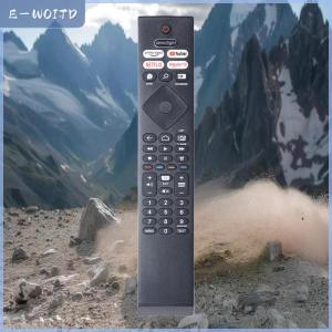 【E-WOITD】 1ชิ้นสำหรับสมาร์ทโฟนแอนดรอยด์ทีวีรีโมทคอนโทรล BRC0984501 4K UHD Android TV 43 50 55PUS7906 12