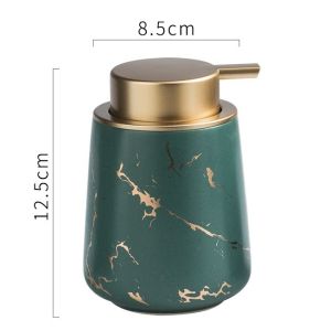 Botol Sabun Cair Luxury Ceramic Marble Soap Dispenser Push Type