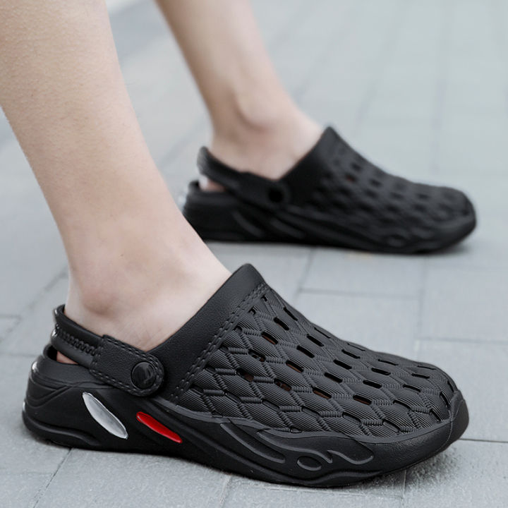 TRSOYE%202024%20Summer%20Hole%20Shoes%20Men%20Sandals%20Fashion%20Non-slip%20Outer%20Wear%20Thick-soled%20Big%20Size%2046%2047%20-%20Image%206