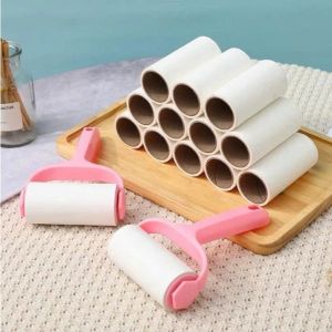 Combo 6 Lõi Lăn Bụi TẶNG KÈM 1 CÂY LĂN Cây Lăn Bụi Làm Sạch Quần Áo Chăn Ga Đệm Sofa Thanh Lăn Lông Chó Mèo