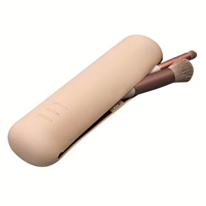 Portable Silicone Makeup Brush Holder - Soft And Stylish Travel Organizer For Makeup Tools