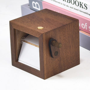Flip Book FrameHand Crank Photo AlbumPersonalized DIY Lighted Photo AlbumMini Wooden Flip Book For Couple Women Men Valentines Day Gift
