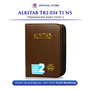 Alkitab Kristen Terjemahan Baru TB2 034 Cover Resleting Ukuran Kecil Alkitab Terjemah baru Edisi 2 / Lembaga Alkitab Indonesia - LAI