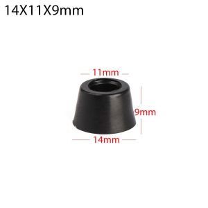 NOCASE 8pcs ปลอดภัย เบาะ สีดำ เรียว เสื่อเท้าพีวีซี เท้าลื่นเฟอร์นิเจอร์ แผ่นป้องกัน