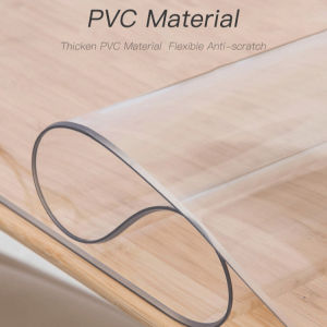 Transparent Tablecloth Oilproof Heatresistant Plastic Crystal Plate