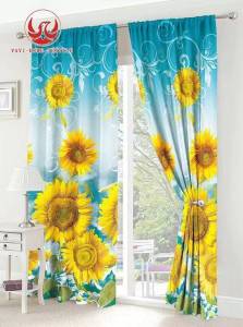 NEW ARRIVAL 3D Curtain Semi Cotton (1pc  only) size  100cm*220cm New Arrival