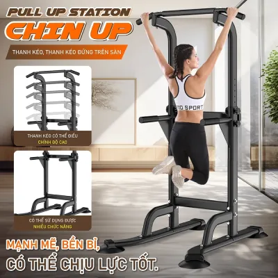 (ĐỦ LOẠI )B&G XÀ ĐƠN XÀ KÉP Thiết bị dụng cụ tập luyện tổng hợp tay vai bụng máy tập đa năng (chin chin vàng chin đỏ )