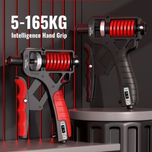 5-165KG Adjustable Hand Gripper: R-Shape Design with Automatic Counting