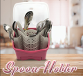 Spoon And Fork Holder/Spoon Organizer With 1 Rice Spoon (812). 