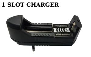 1 SLOT CHARGER FOR 4.2V 3.7V RECHARGEABLE LI ION BATTERY BATERAI 18650 BUTTON TOP FLAT TOP