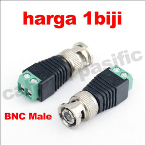 Konektor Jack DC BNC Male / CCTV Connector / Video Balun Coaxial