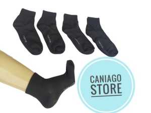 12 PASANG KAOS KAKI HITAM / KAOS KAKI PENDEK / KAUS KAKI KERJA HITAM POLOS