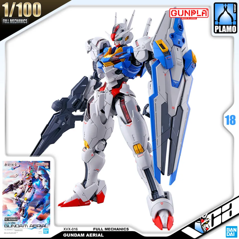 ⭐️ BANDAI GUNPLA FULL MECHANICS 1/100 FM XVX-016 GUNDAM AERIAL