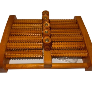 Bàn lăn chân gỗ Massage 6 hàng - Sản phẩm chăm sóc chân tự nhiên an toàn giảm căng thẳng mệt mỏi sau làm việc hoặc tập luyện