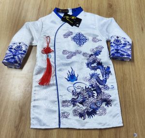 Áo Dài Bé Trai Gấm THUONG HAI