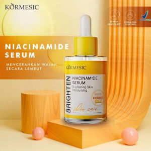 BPOM - Kormesic Niacinamide Serum Perawatan Wajah Glowing Penghilang Flek Hitam Melasma Mencerahkan Wajah