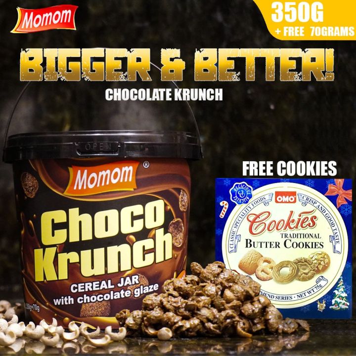 FREE COOKIES - Chocolate Krunch, Crunchy Cereal Snack with Chocolate ...