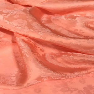 Vải Lụa Tơ Tằm may áo dài hoa hồng cam nhạt Palacesilk may áo bà ba áo dài và các loại váy đầm