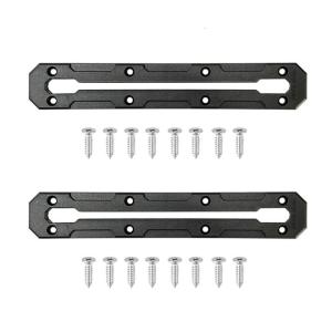 2set Kayak Low Profile Track Slide Track Rail Bracket Expandable Low Profile Track for Fishing Rod Holder Enduring